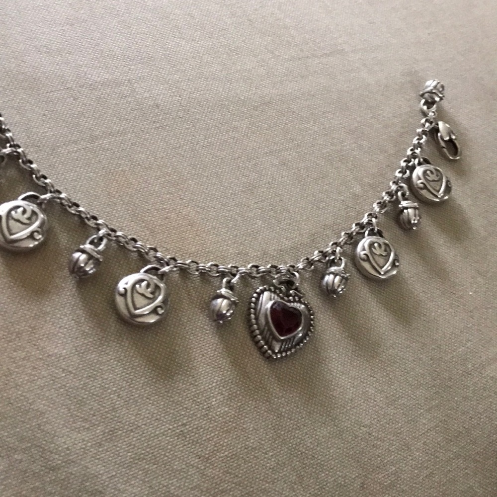 Brighton Red Heart Bracelet